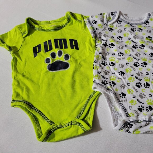 Puma Sport Lifestyle 6-9 month set 2 bodysuits NWOT. Located A21 - Picture 1 of 3